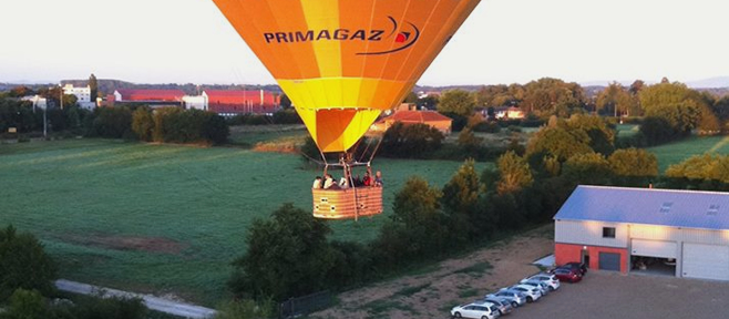 Décollage en montgolfière à chatillon sur chalaronne